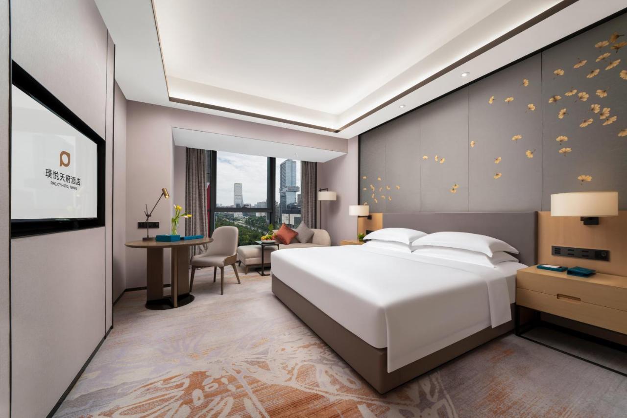 Projoy Hotel Tianfu Чэнду Экстерьер фото