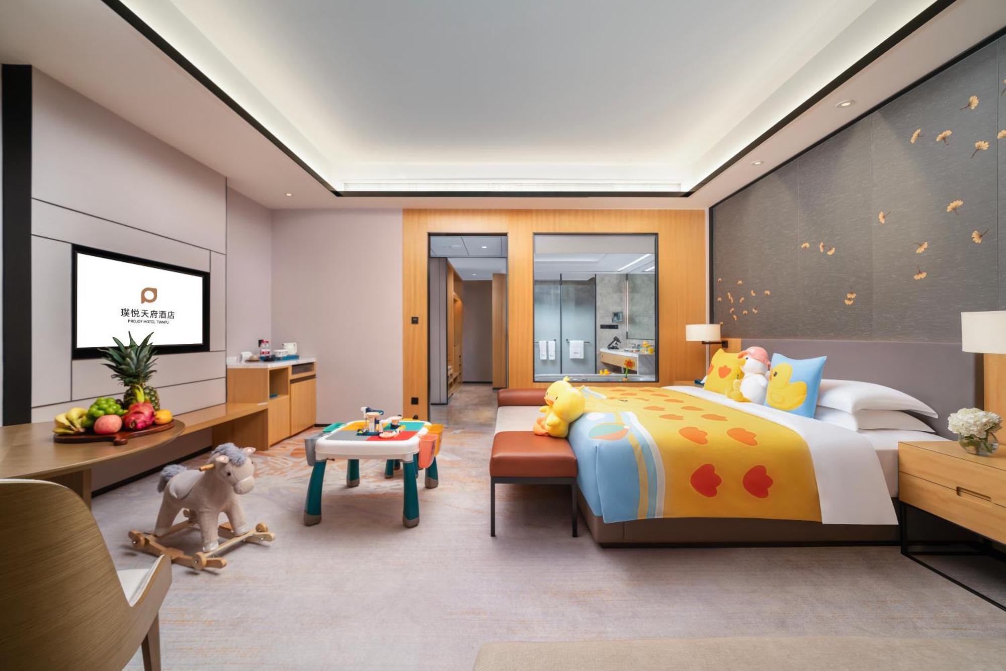 Projoy Hotel Tianfu Чэнду Экстерьер фото
