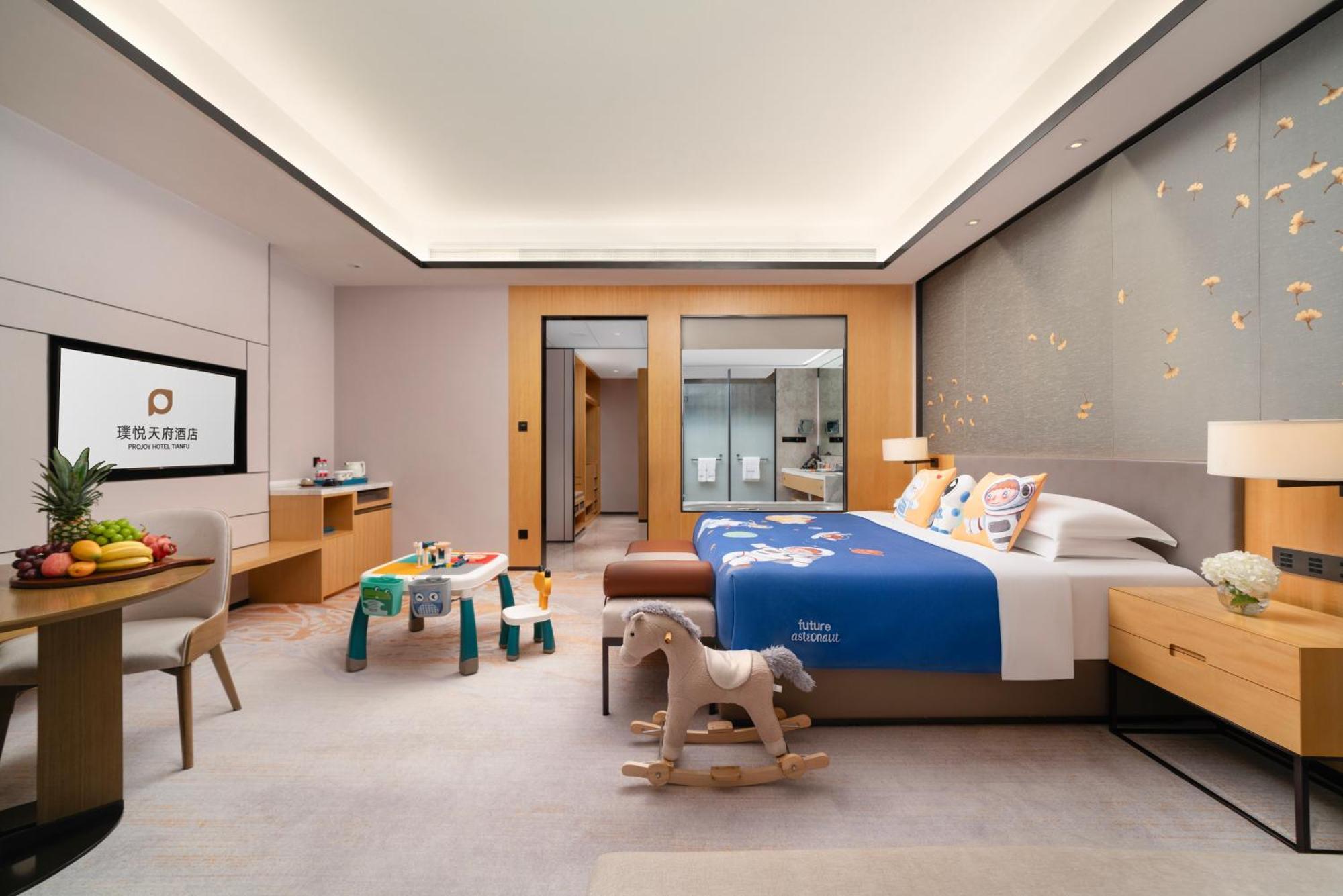 Projoy Hotel Tianfu Чэнду Экстерьер фото