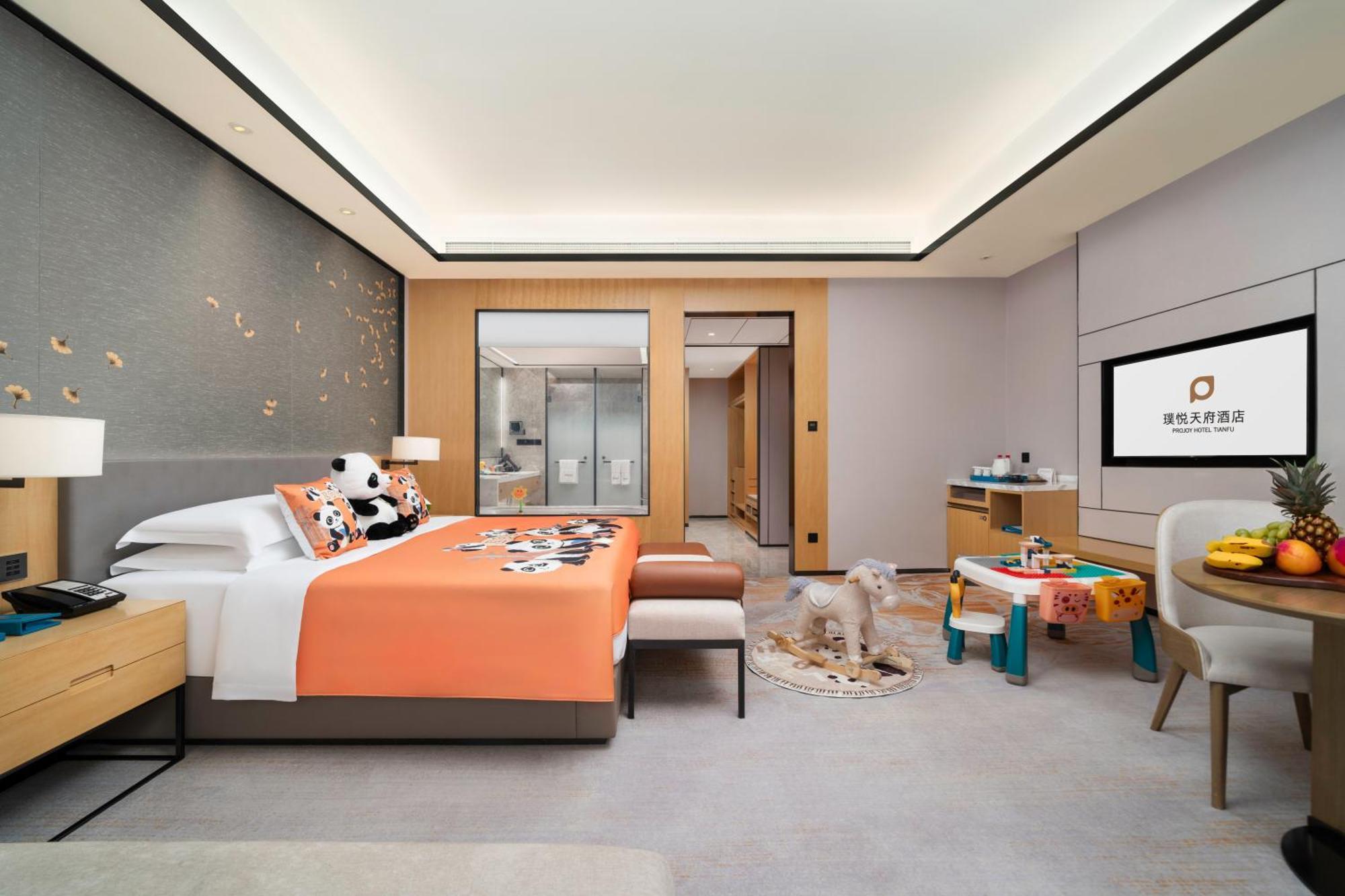 Projoy Hotel Tianfu Чэнду Экстерьер фото