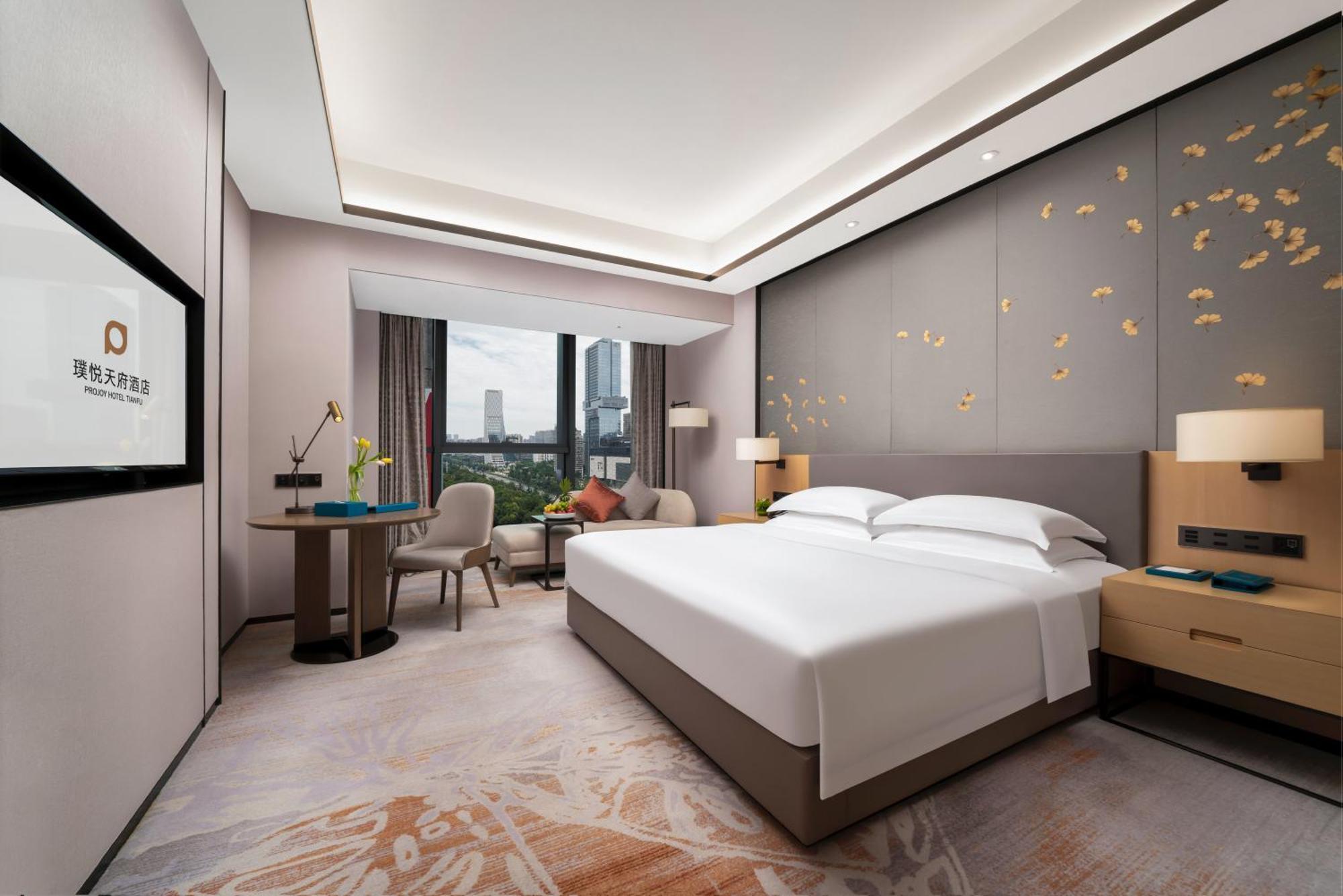 Projoy Hotel Tianfu Чэнду Экстерьер фото